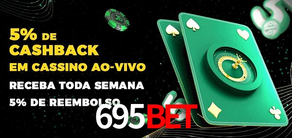 Promoções do cassino ao Vivo 695bet